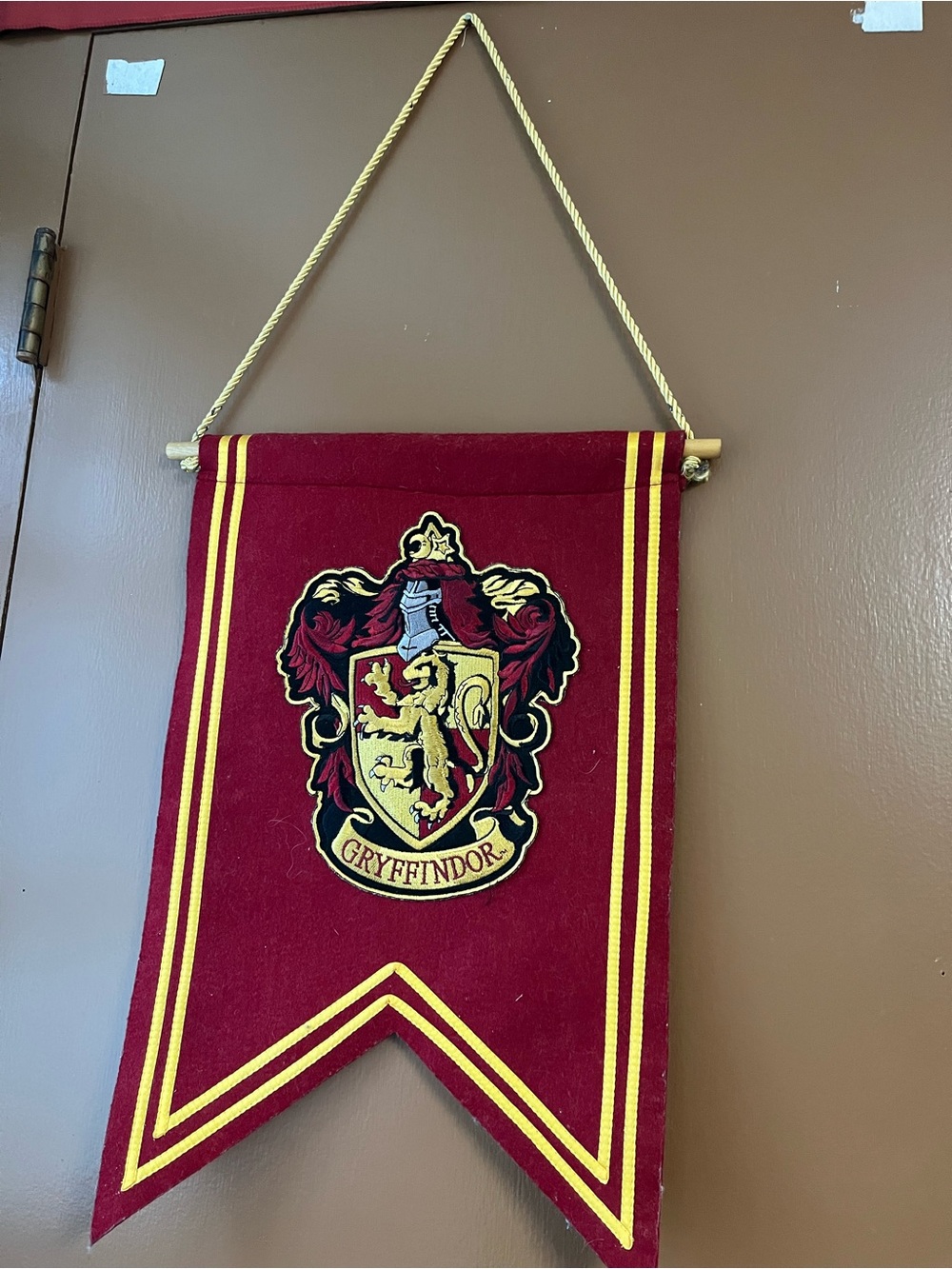 Warner Bros. Gryffindor Tapestry Banner - Red and Gold